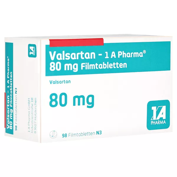 Valsartan-1a Pharma 80 mg Filmtabletten 98 St
