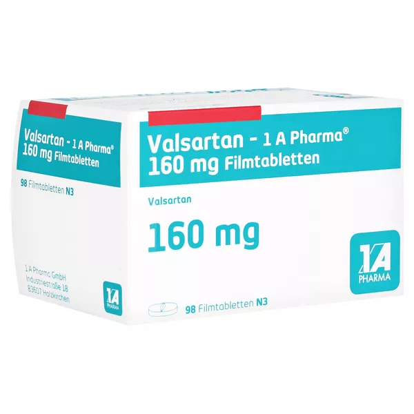 VALSARTAN-1A Pharma 160 mg Filmtabletten 98 St