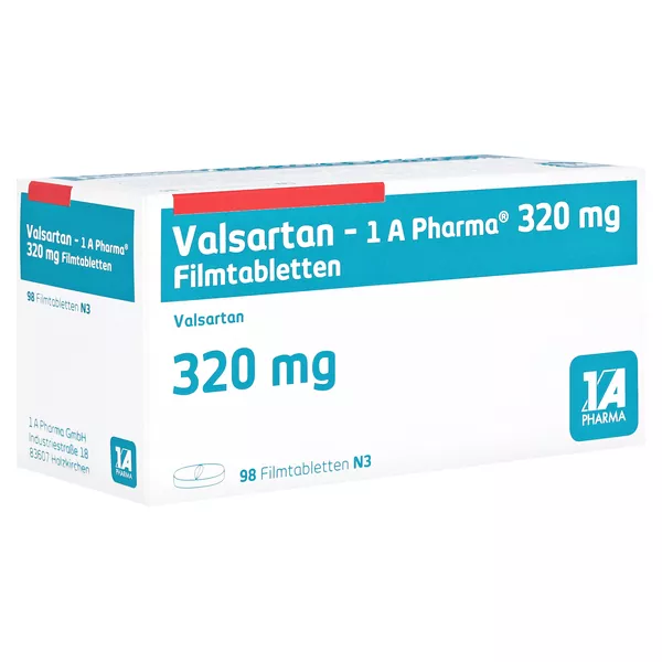 VALSARTAN-1A Pharma 320 mg Filmtabletten 98 St