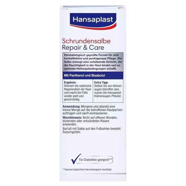 Hansaplast Repair & Care Schrundensalbe 40 ml