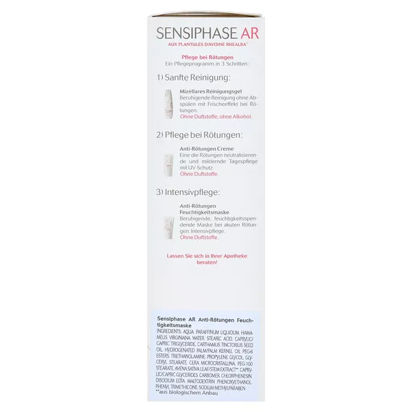 A-derma Sensiphase AR Feuchtigkeitsmaske 50 ml
