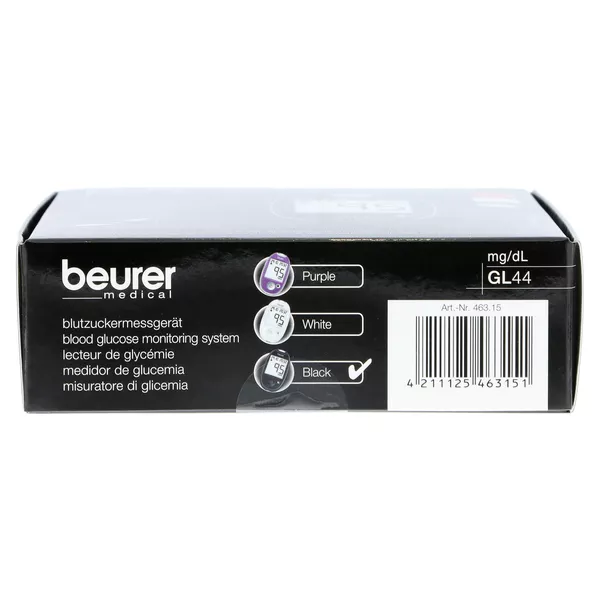 Beurer GL44 Blutzuckermessgerät mg/dl 1 St