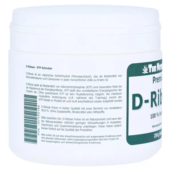 D-ribose 100% Hochrein Pulver 250 g