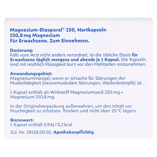 Magnesium-Diasporal 150 100 St