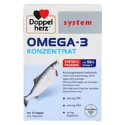 Doppelherz system Omega-3 Konzentrat 120 St