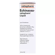 Echinacea ratiopharm Liquid 50 ml