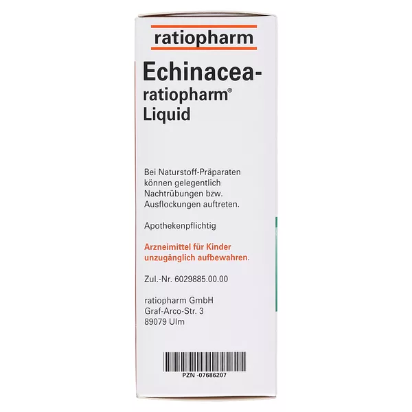 Echinacea ratiopharm Liquid 100 ml