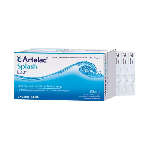 Artelac Splash EDO Augentropfen für trockene brennende Augen 60X0,5 ml