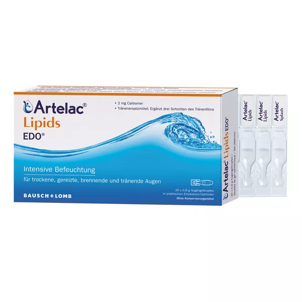 Artelac Lipids EDO Augengeltropfen für stark tränende Augen 30X0,6 g