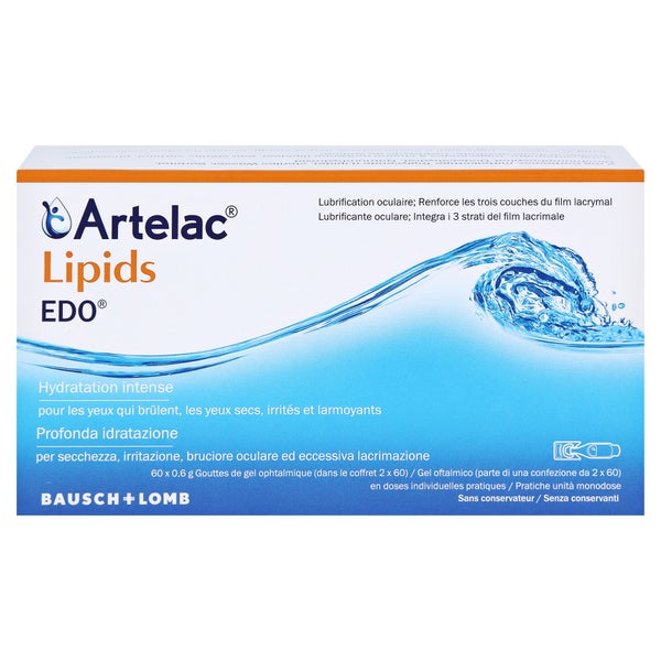Artelac Lipids EDO Augengeltropfen für stark tränende Augen 120X0,6 g