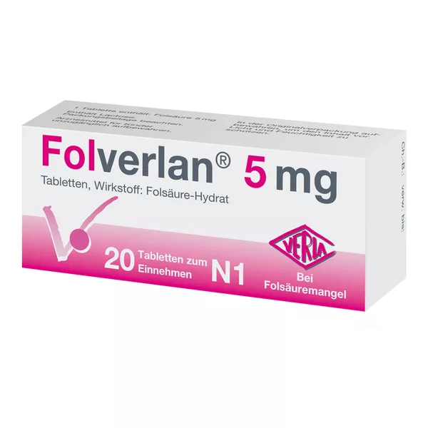 Folverlan 5 mg Tabletten 20 St