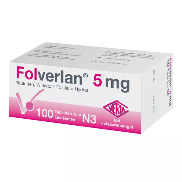 Folverlan 5 mg Tabletten 100 St