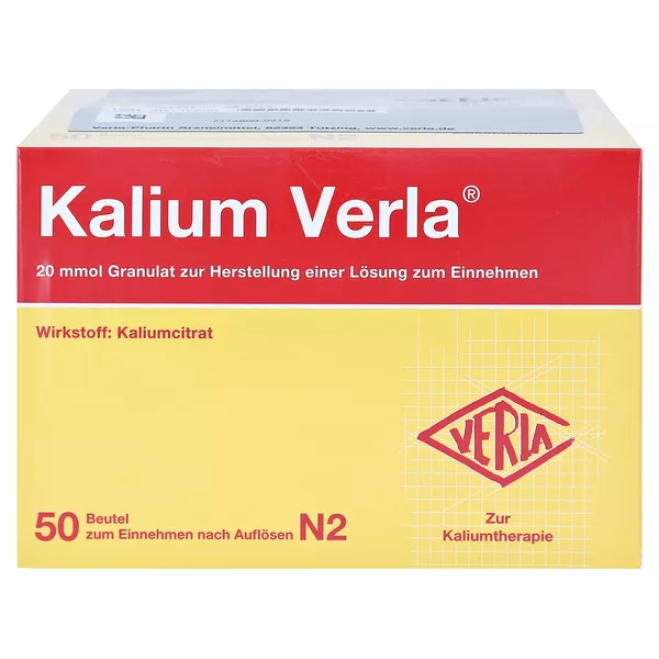 Kalium Verla Granulat Btl. 100 St