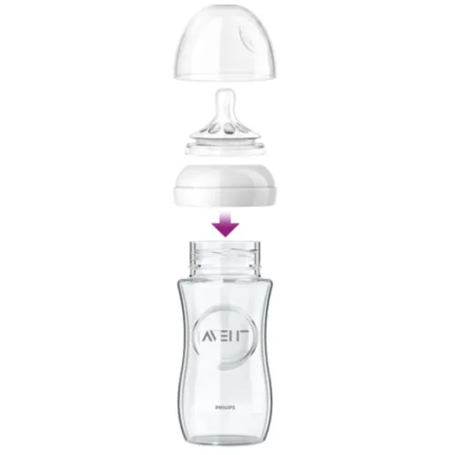 Avent Flasche 240 ml Glas Naturnah 1 St