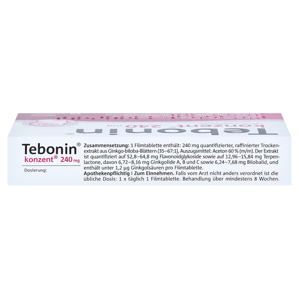 Tebonin konzent 240 mg 30 St