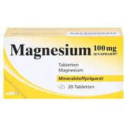 Magnesium 100 mg Jenapharm Tabletten 20 St