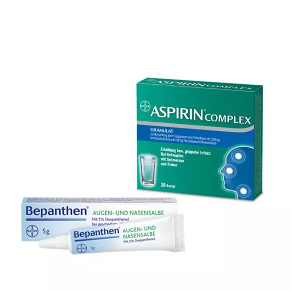 Bepanthen Nasensalbe - Aspirin Complex 1 Set