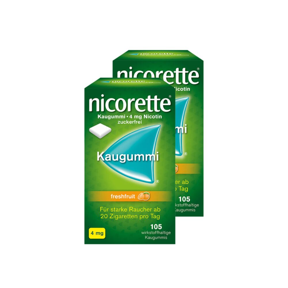 nicorette Kaugummi 4 mg freshfruit, 210 St. online kaufen