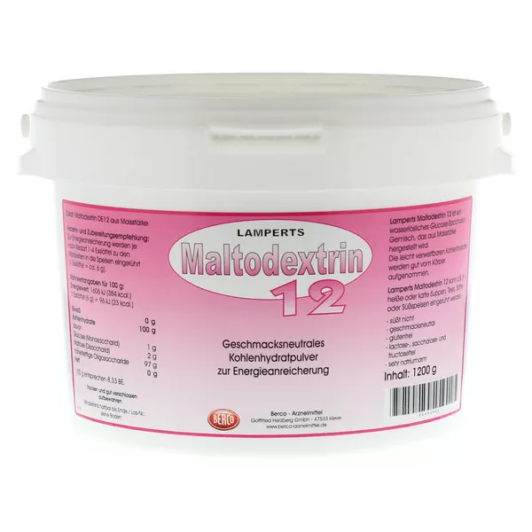 Maltodextrin 12 Lamperts Pulver 1200 g