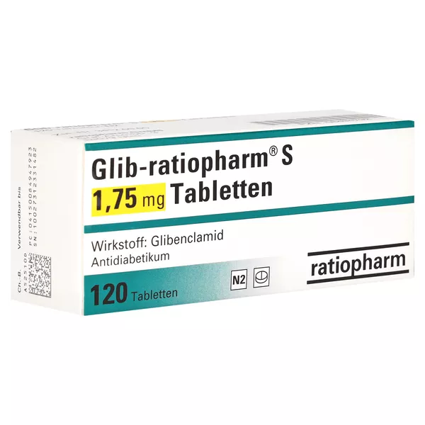 Glib-ratiopharm S 1,75 mg Tabletten 120 St