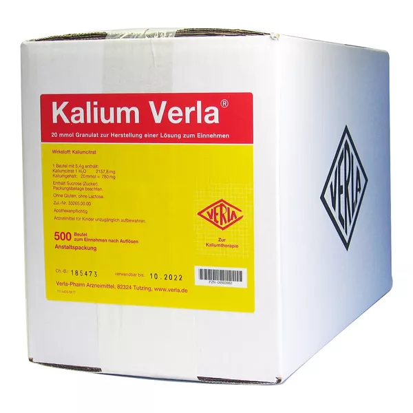 Kalium Verla Granulat Btl. 500 St