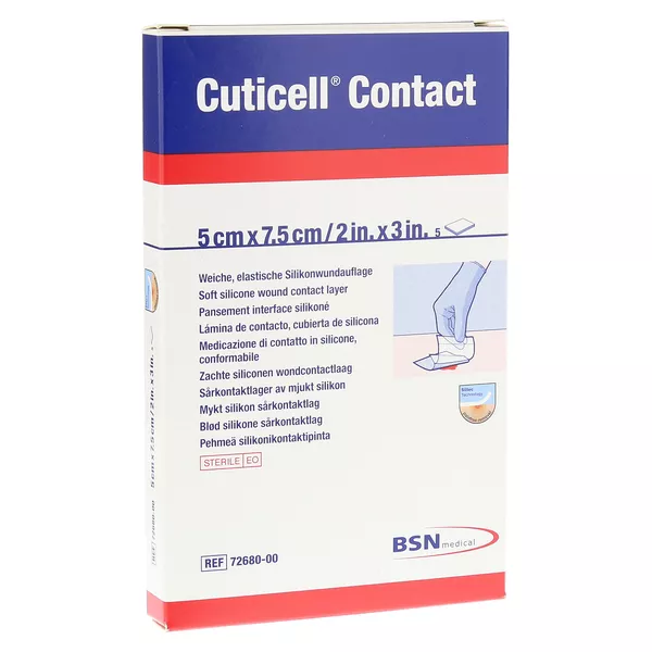 Cuticell Contact 5x7,5 cm Verband 5 St