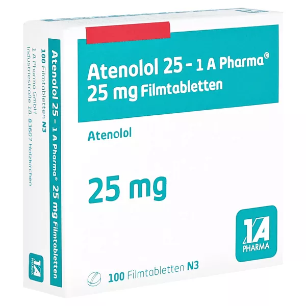 Atenolol 25-1a Pharma Filmtabletten 100 St