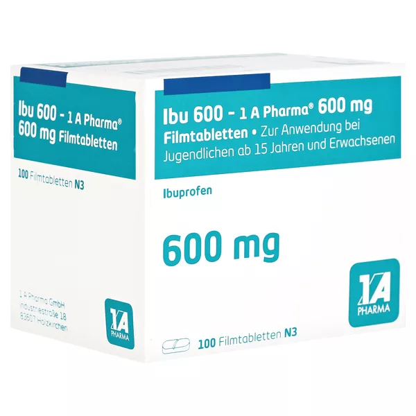 IBU 600-1a Pharma Filmtabletten 100 St