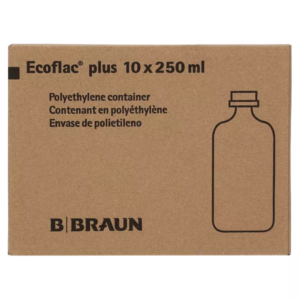 Isotone Kochsalz-lösung 0,9% Braun Ecofl, 10 x 250 ml