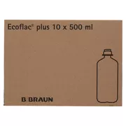 Isotone Kochsalz-lösung 0,9% Braun Ecofl 10X500 ml