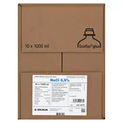Isotone Kochsalz-lösung 0,9% Braun Ecofl 10X1000 ml