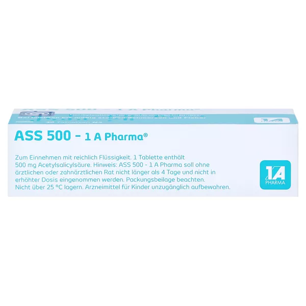 ASS 500-1 A Pharma Tabletten, 30 St.
