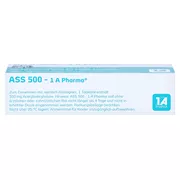 ASS 500-1 A Pharma Tabletten, 30 St.