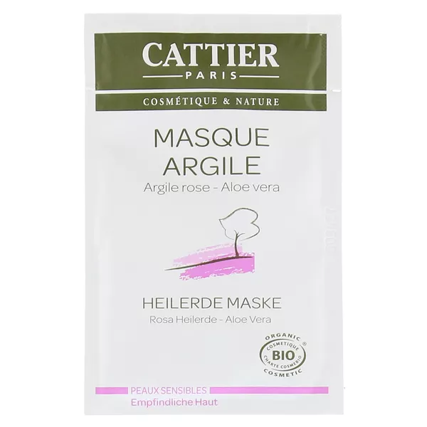Cattier rosa Heilerde Maske 12,5 g