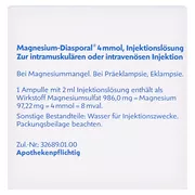 Magnesium-Diasporal 4 mmol Injektionslösung 5X2 ml