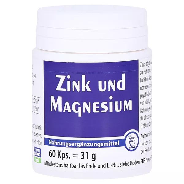 Zink und Magnesium Kapseln 60 St