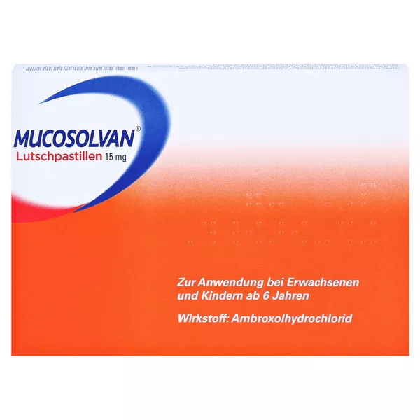 Mucosolvan Lutschpastillen 15 mg, 20 St.