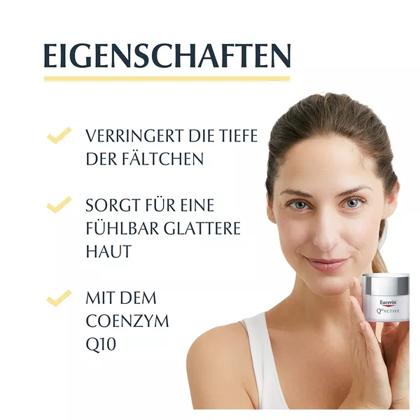 Eucerin Q10 Active Anti-Falten Tagespflege für trockene Haut 50 ml