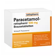 Paracetamol ratiopharm 500 mg 20 St