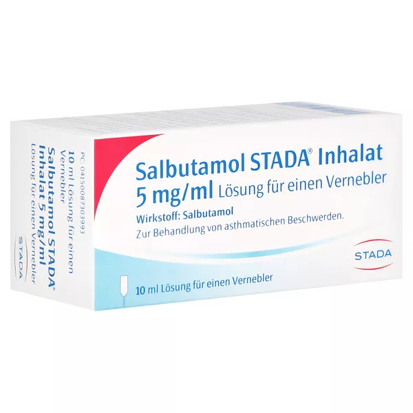 SALBUTAMOL STADA Inhalat 5 mg/ml Lsg.f.e.Vernebl. 10 ml