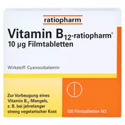 Vitamin B12 ratiopharm 10 µg 100 St