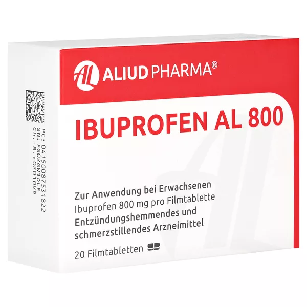 Ibuprofen AL 800 Filmtabletten 20 St