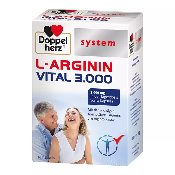 Doppelherz system L-arginin Vital 3.000 120 St
