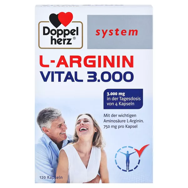 Doppelherz system L-arginin Vital 3.000, 120 St.