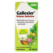 Gallexier Kräuter-tabletten Salus 84 St