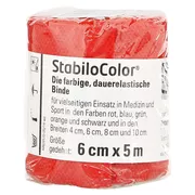 BORT Stabilocolor Binde 6 cm rot 1 St