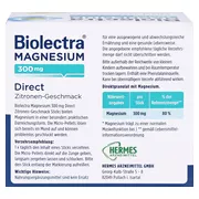 Biolectra Magnesium 300 mg Direct Zitron 60 St