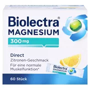 Biolectra Magnesium 300 mg Direct Zitron 60 St
