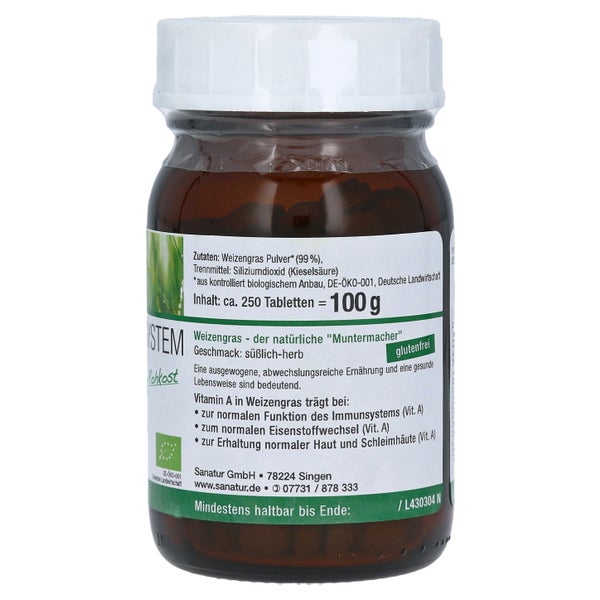 Weizengras Tabletten 400 mg 250 St