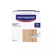 Hansaplast Soft Pflasterrolle, 5m x 6cm 1 St